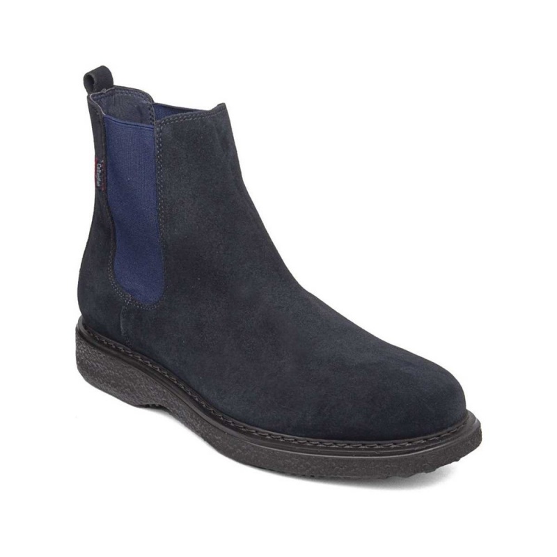 Bottines CallagHan Free Crep Bleu Homme | SRJ-7348944