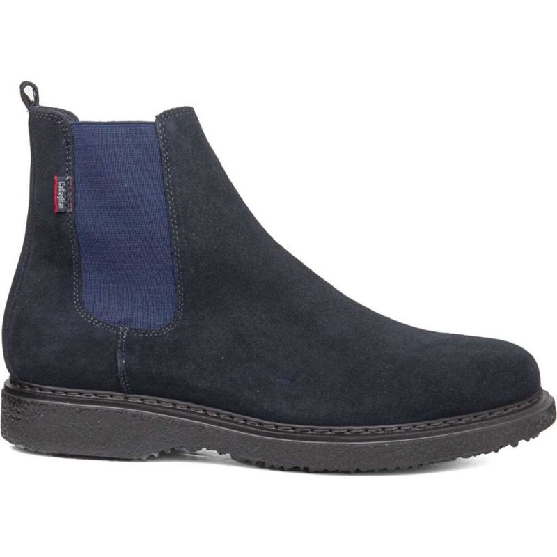 Bottines CallagHan Free Crep Bleu Homme | SRJ-7348944