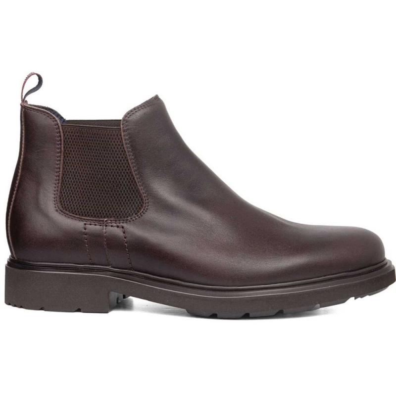 Bottines CallagHan Who Marron Homme | SGN-4127558