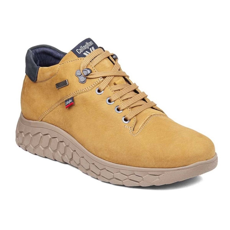 Bottines CallagHan Suv Cro Jaune Bleu Homme | OIF-3403233