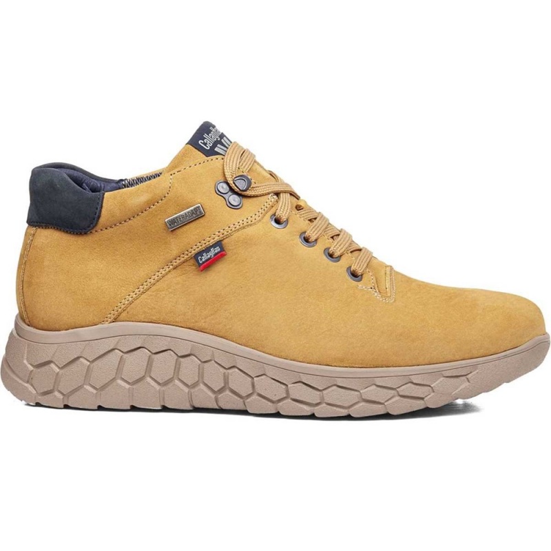 Bottines CallagHan Suv Cro Jaune Bleu Homme | OIF-3403233