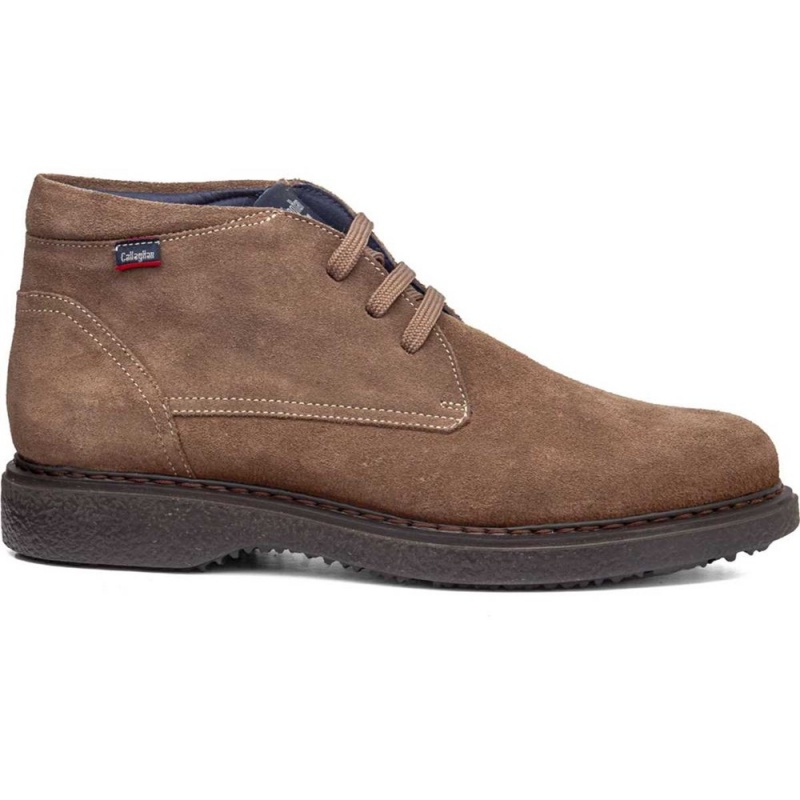 Bottines CallagHan Free Crep Marron Homme | UOZ-3327798