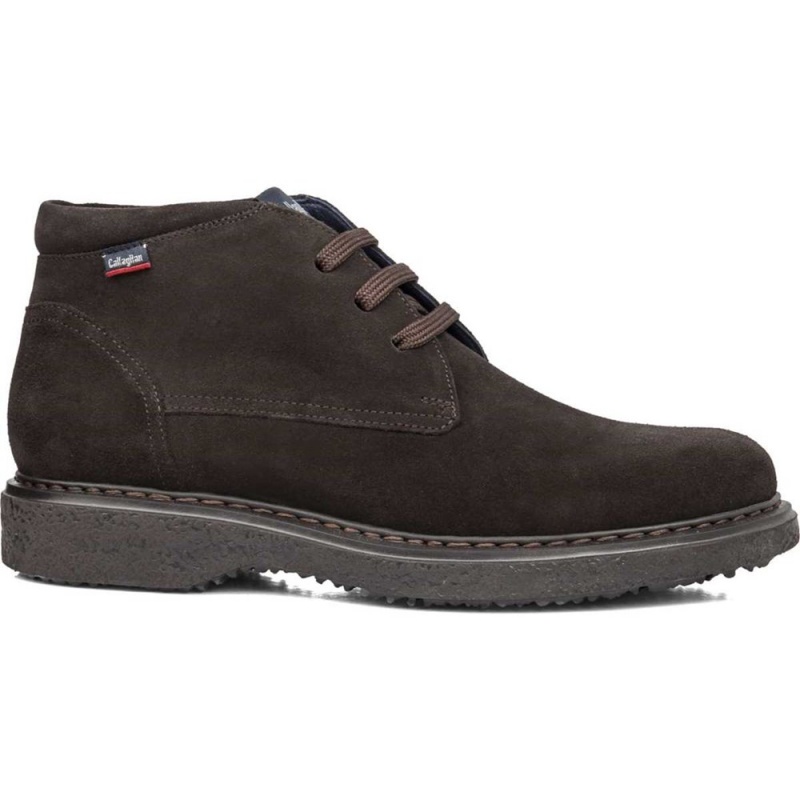 Bottines CallagHan Free Crep Marron Homme | KZL-9015972