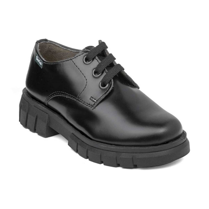 Chaussures D'école CallagHan Pat Noir Fille | ZFE-1450766