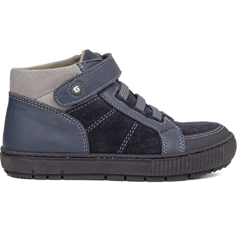 Botte CallagHan Sendai Bleu Grise Garcon | QOH-2703128