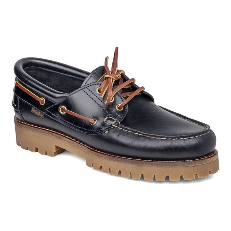 Chaussure Bateau CallagHan Timber Cro Bleu Homme | ELK-0695320