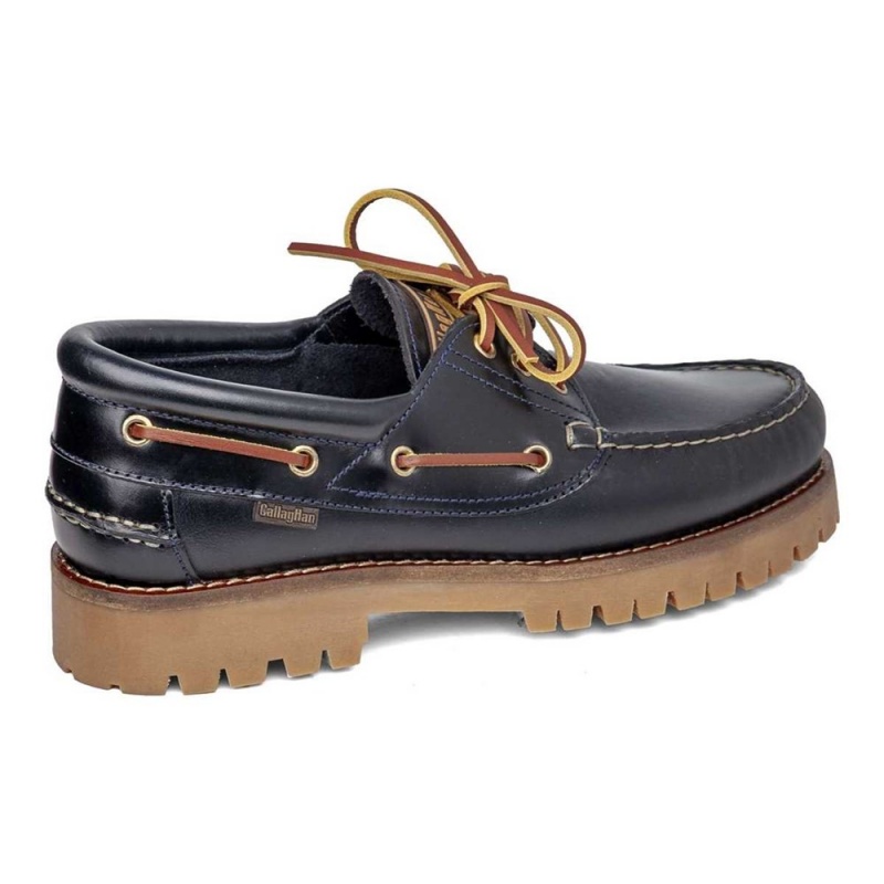 Chaussure Bateau CallagHan Timber Cro Bleu Homme | ELK-0695320