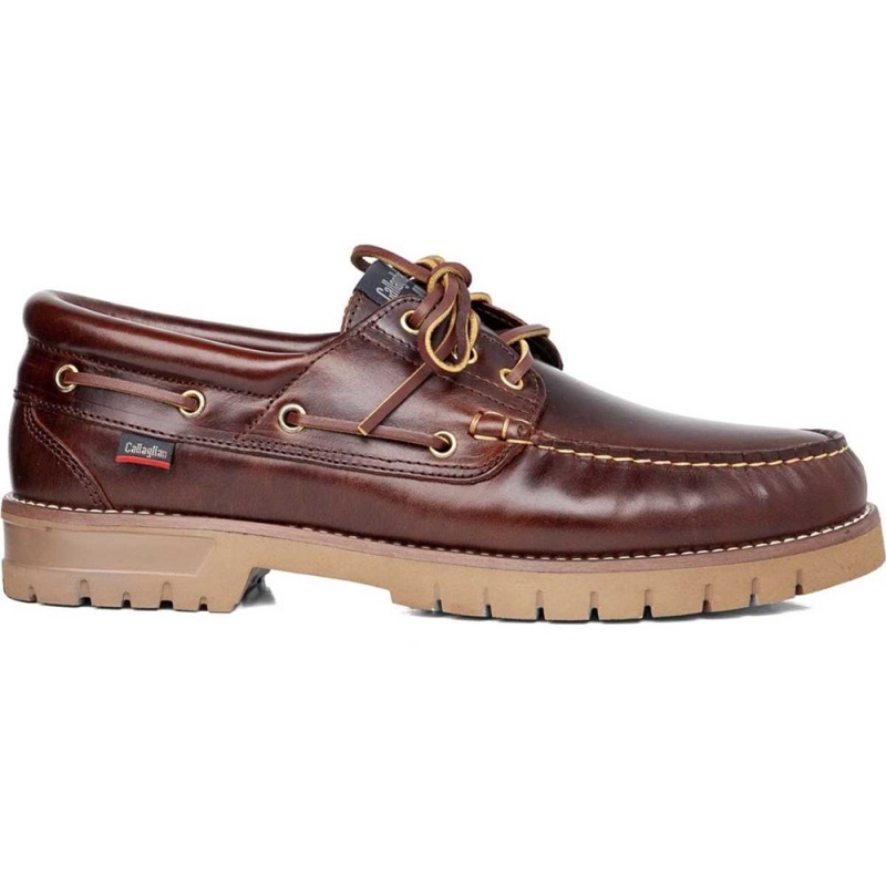 Chaussure Bateau CallagHan Freeport Marron Homme | LFH-0547166