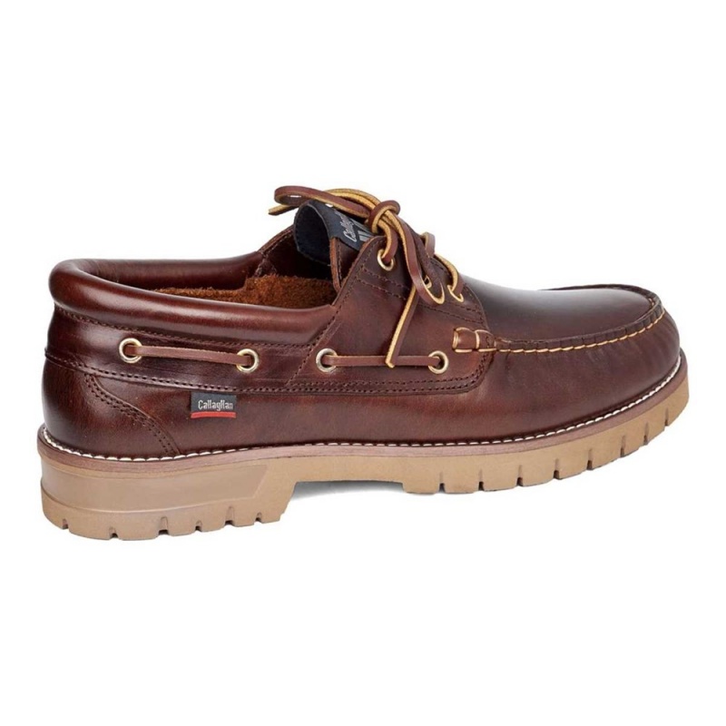 Chaussure Bateau CallagHan Freeport Marron Homme | LFH-0547166