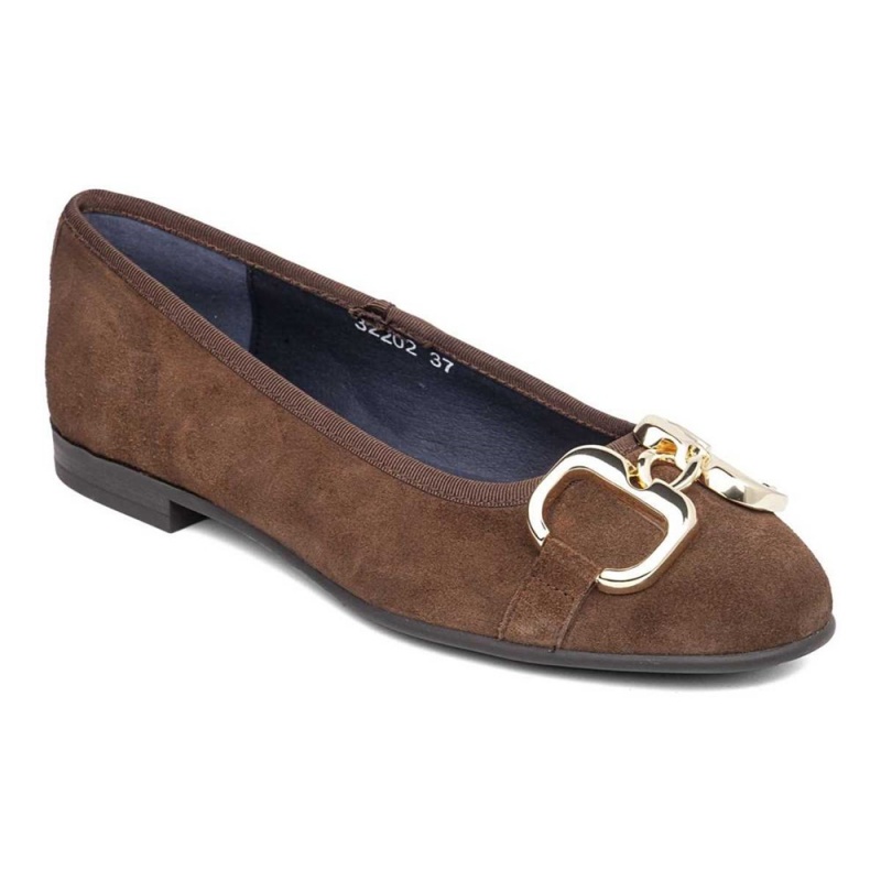 Ballerine CallagHan Priscila Marron Femme | AKW-0405273