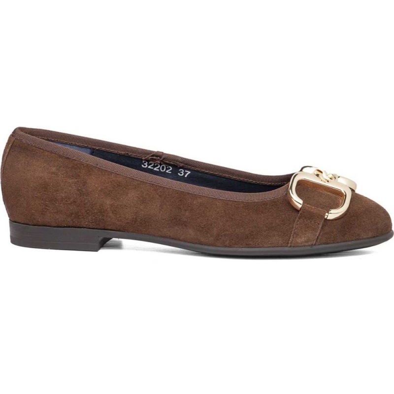 Ballerine CallagHan Priscila Marron Femme | AKW-0405273