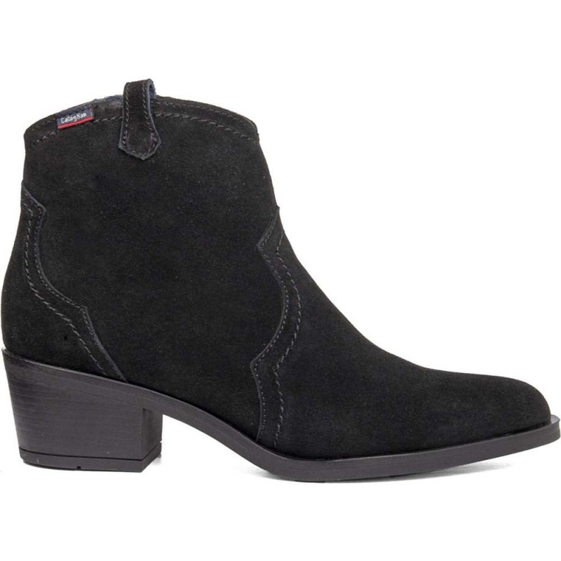 Bottines CallagHan Freeride Noir Femme | HOT-4641789