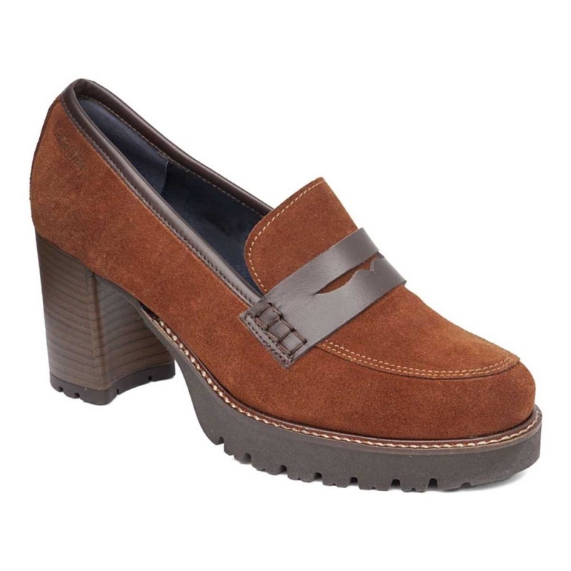 Mocassin CallagHan Jazz Marron Femme | WOV-7451400