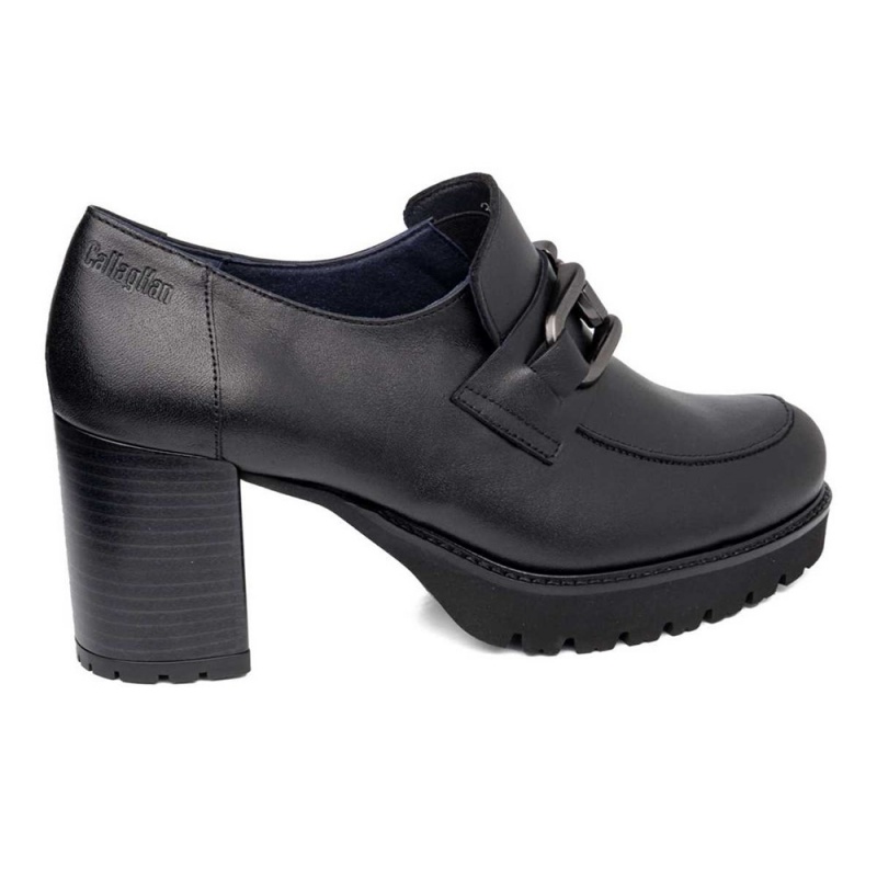 Mocassin CallagHan Jazz Noir Femme | FQQ-9382973