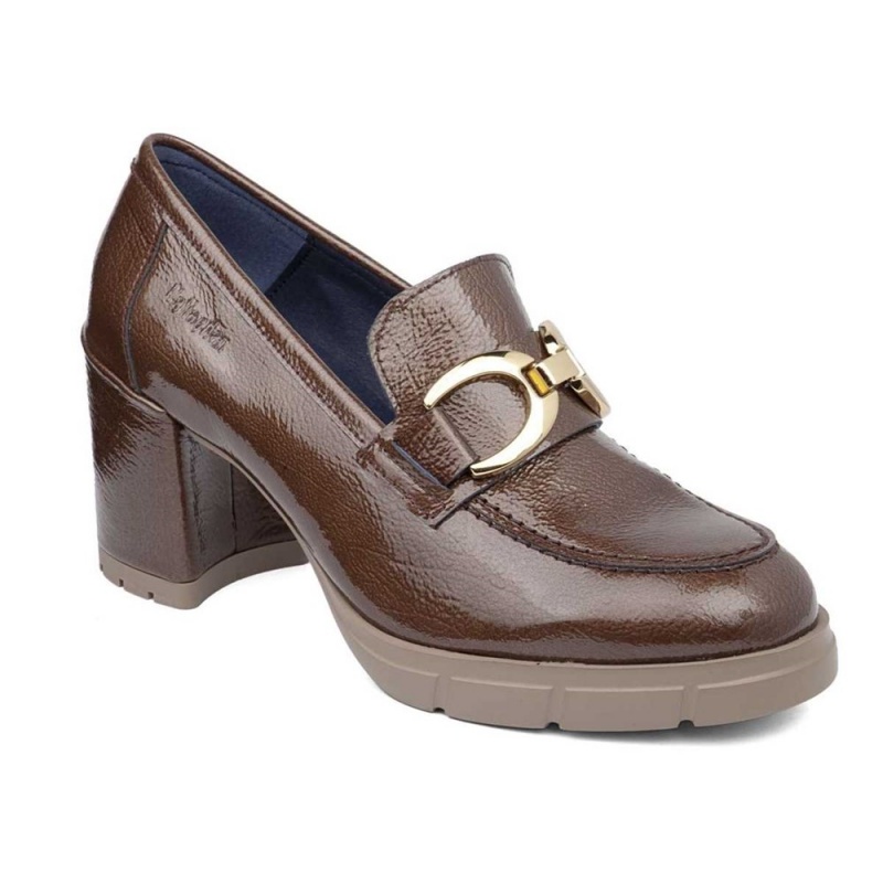 Mocassin CallagHan Pandora Marron Femme | CHF-2245501