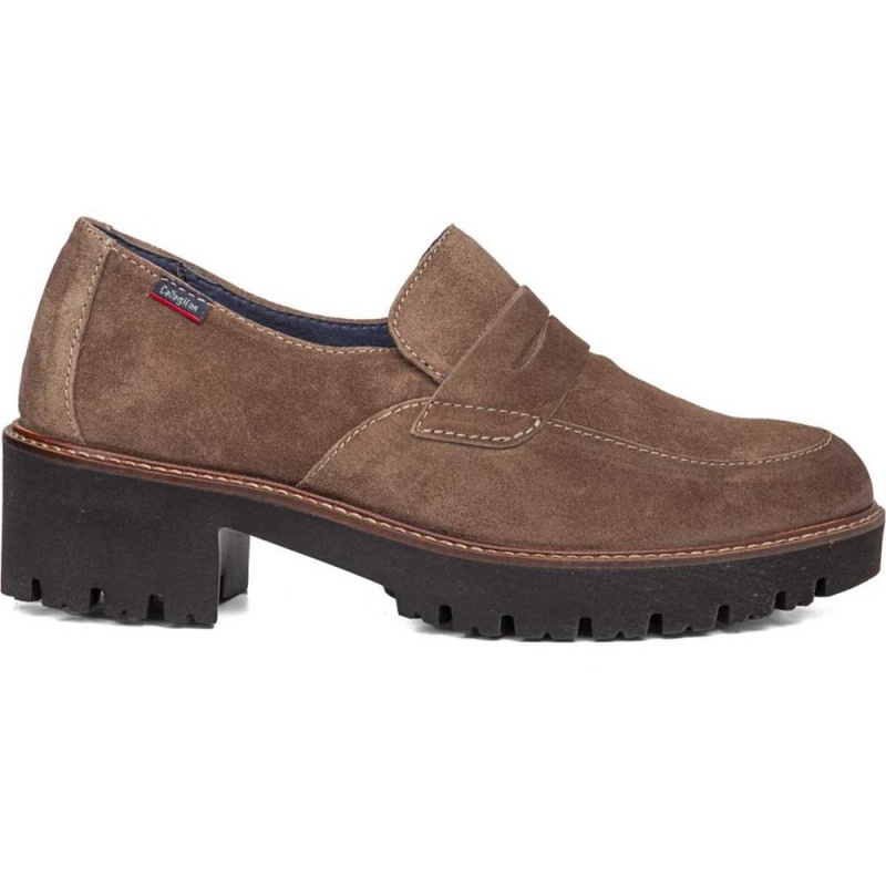 Mocassin CallagHan Freestyle Marron Femme | GNY-2768511