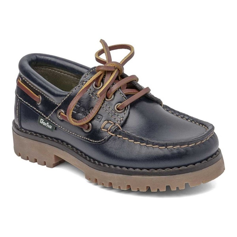 Chaussure Bateau CallagHan Taylor Bleu Garcon | AQB-5876512