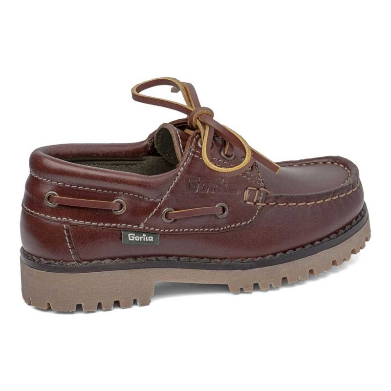 Chaussure Bateau CallagHan Taylor Marron Garcon | EMI-7114506