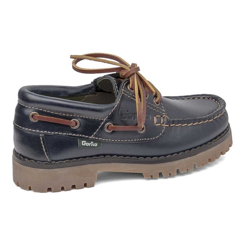 Chaussure Bateau CallagHan Taylor Bleu Garcon | AQB-5876512