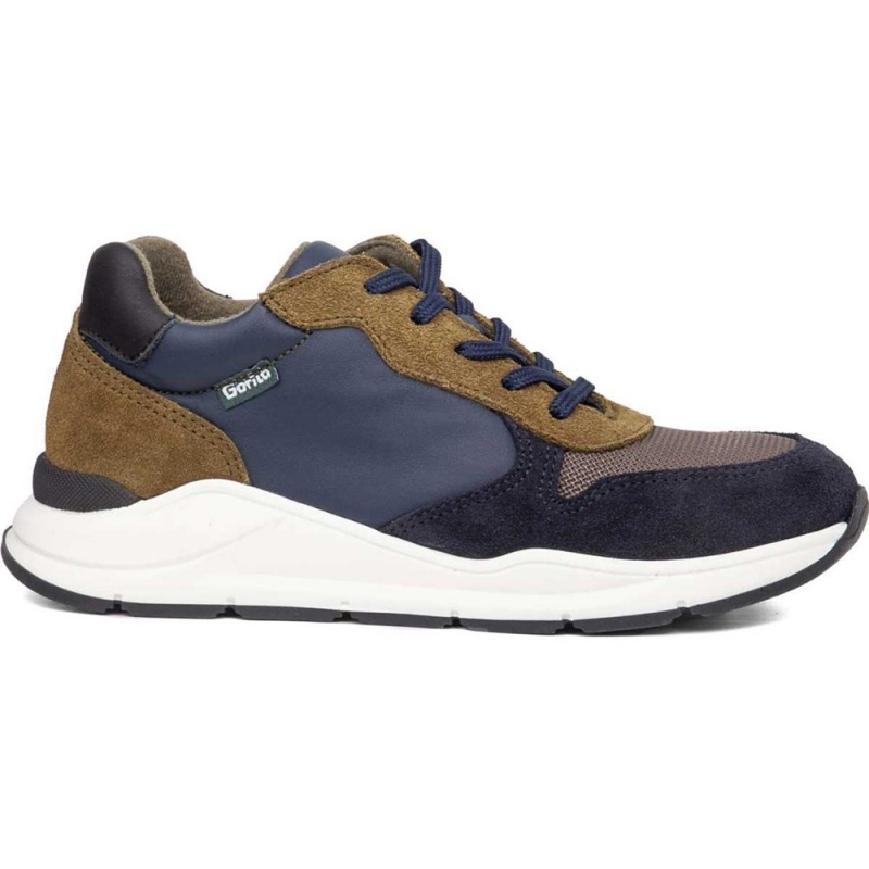 Basket CallagHan Julio Bleu Beige Garcon | KMQ-6885552