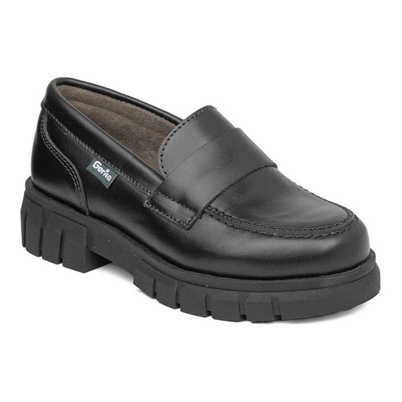 Chaussures D'école CallagHan Pat Noir Fille | AWQ-4979973