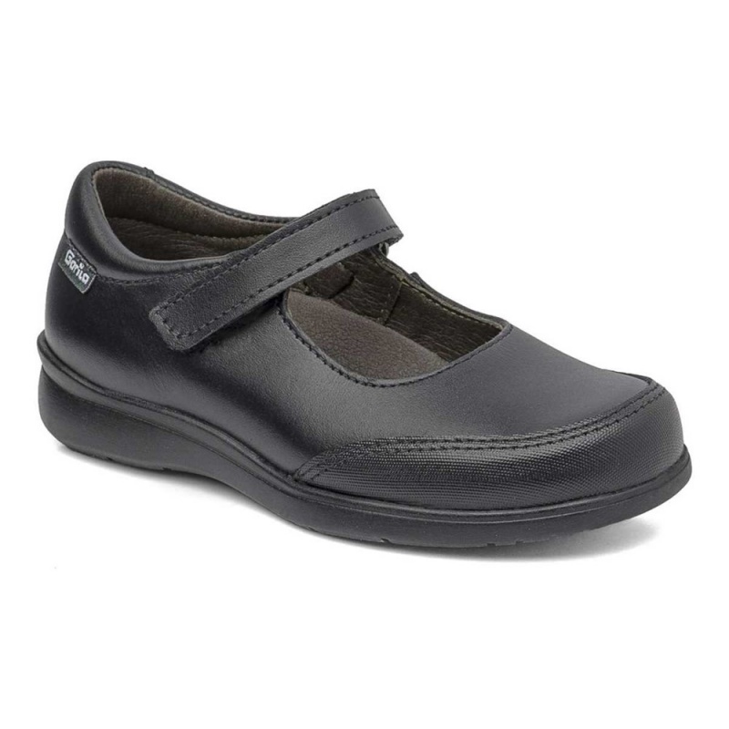 Chaussures D'école CallagHan Pencil Noir Fille | YAJ-1809965