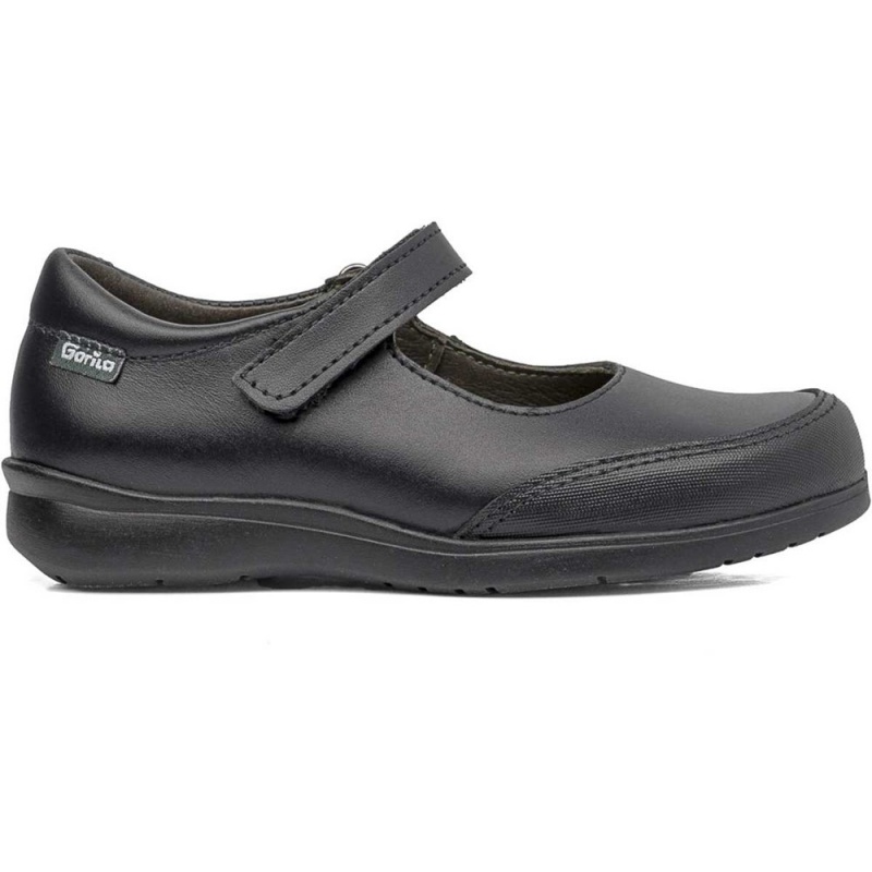 Chaussures D'école CallagHan Pencil Noir Fille | YAJ-1809965