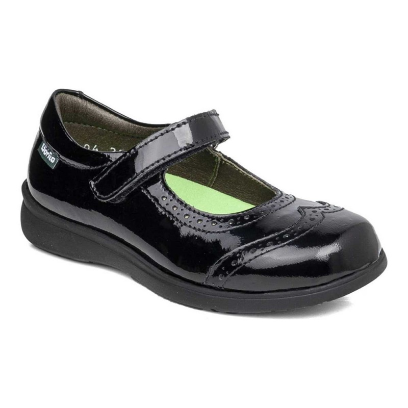 Chaussures D'école CallagHan Pencil Noir Fille | QPY-2501603