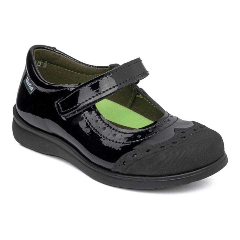 Chaussures D'école CallagHan Pencil Noir Fille | VUB-2239863