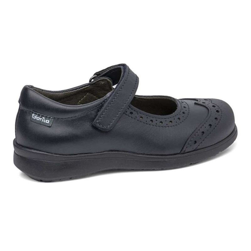 Chaussures D'école CallagHan Pencil Bleu Fille | VRJ-4180069