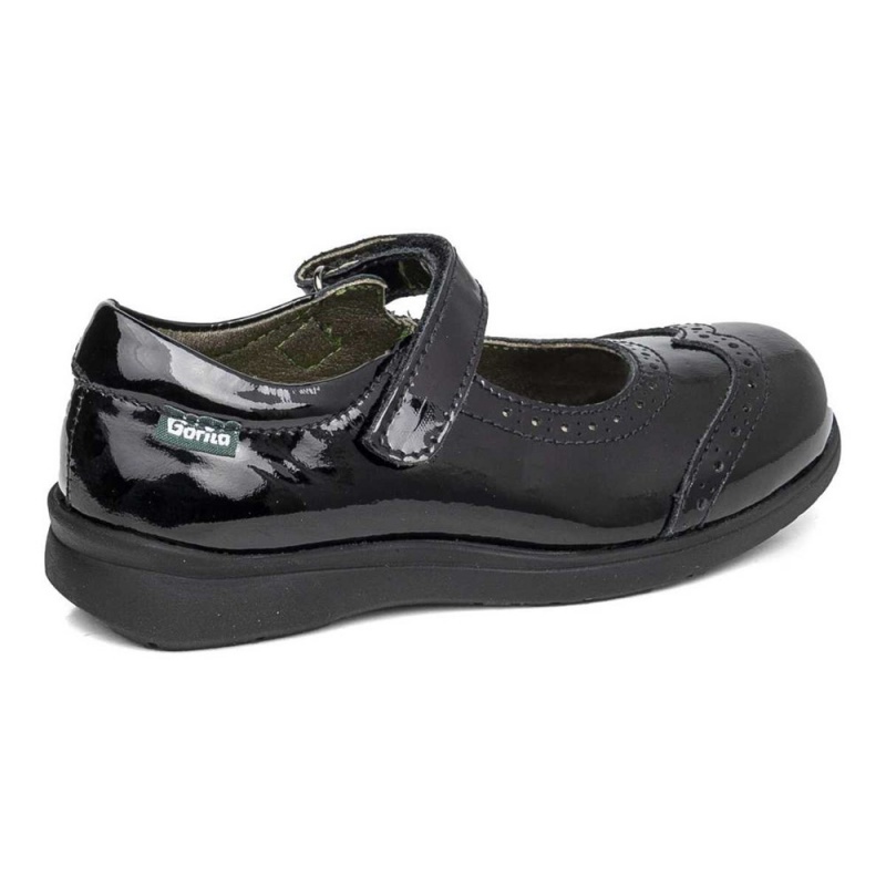 Chaussures D'école CallagHan Pencil Noir Fille | QPY-2501603